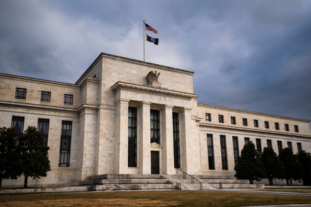 米連邦準備制度理事会(FRB)本部=米ワシントン(EPA時事)