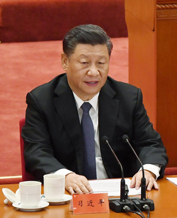 中国の習近平国家主席＝２０２０年１０月、北京（ＡＦＰ時事）