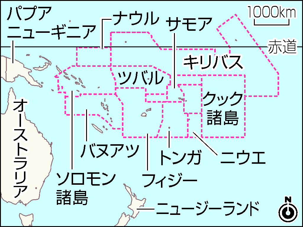 太平洋３カ国に海底ケーブル＝日米豪、中国対抗で資金支援