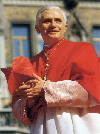 ドイツ南部ミュンヘン・フライジング大司教区の大司教だった前ローマ教皇ベネディクト１６世＝１９８１年１１月、ミュンヘン（ＡＦＰ時事）