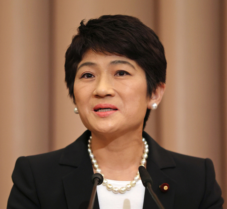 立憲民主党の西村智奈美氏=2021年11月