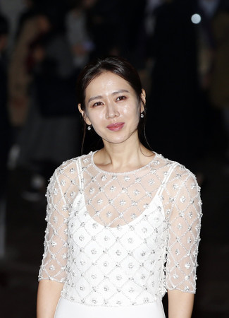 韓国の女優ソン・イェジンさん=2017年10月、ソウル(EPA時事)