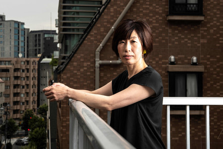 英BBC放送の「100人の女性」に選ばれた環境保護活動家の平田仁子さん=2021年6月、東京(AFP時事)