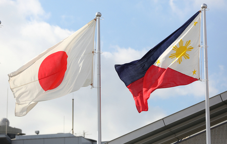 日本とフィリピンの国旗