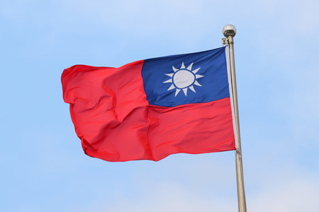 台湾の国旗（ＥＰＡ時事）