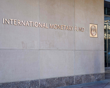 国際通貨基金（ＩＭＦ）本部＝米ワシントン（ＡＦＰ時事）