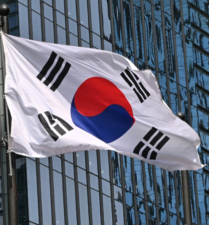 韓国国旗（ＡＦＰ時事）