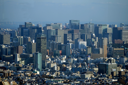 東京都心の街並み（ＥＰＡ時事、資料写真）