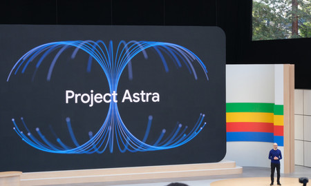 米グーグルが開発者会議で発表した人間並みの音声対話ができる人工知能（ＡＩ）を開発する「プロジェクト・アストラ」＝１４日、米カリフォルニア州マウンテンビュー