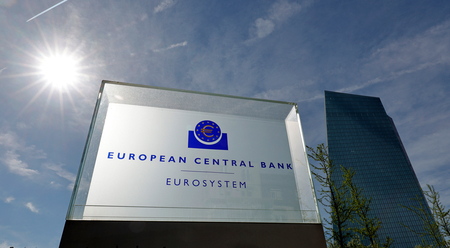 欧州中央銀行（ＥＣＢ）＝ドイツ・フランクフルト（ＥＰＡ時事）