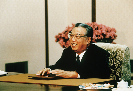 北朝鮮の故金日成主席＝１９９０年９月、平壌
