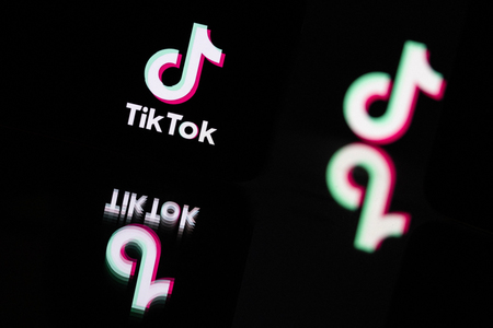 中国系短編動画投稿アプリ「ＴｉｋＴｏｋ（ティックトック）」のロゴマーク（ＡＦＰ時事）