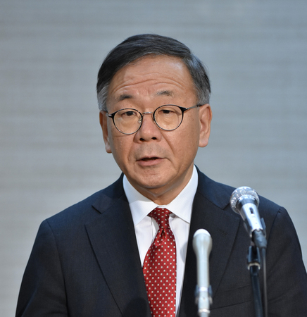 日銀の田村直樹審議委員＝３月２７日、青森市