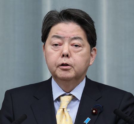 林芳正官房長官＝２５日、首相官邸