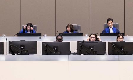 オランダ・ハーグの国際刑事裁判所（ＩＣＣ）＝１１月２０日（ＥＰＡ時事）