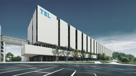 東京エレクトロンが宮城県に建設する半導体製造装置の生産棟の完成予想図(同社提供)