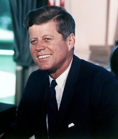 ジョン・Ｆ・ケネディ元米大統領＝１９６３年７月、ワシントン（ＥＰＡ時事）