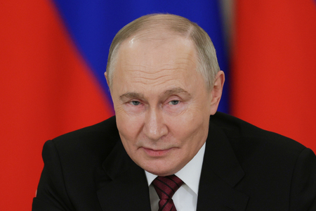 ロシアのプーチン大統領=11日、モスクワ(EPA時事)