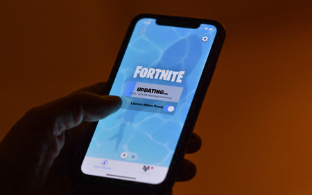 米エピックゲームズの人気ゲーム「フォートナイト」=2020年8月、米ロサンゼルス(AFP時事)