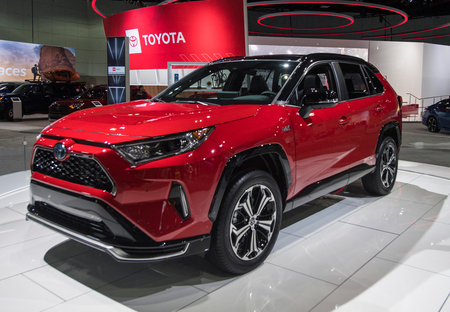 トヨタ自動車の「RAV4」(資料・AFP時事)
