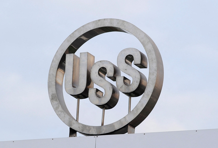 米鉄鋼大手ＵＳスチールのロゴマーク（ＡＦＰ時事）