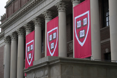 ハーバード大学=29日、米東部マサチューセッツ州ケンブリッジ(AFP時事)
