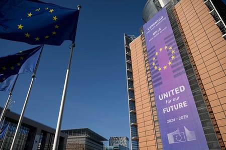 ブリュッセルの欧州連合(EU)欧州委員会本部(AFP時事)