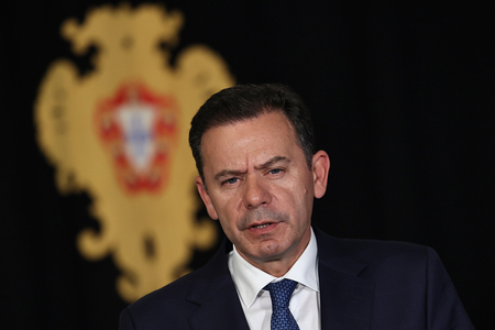 ポルトガルのモンテネグロ首相=5月29日、リスボン(EPA時事)