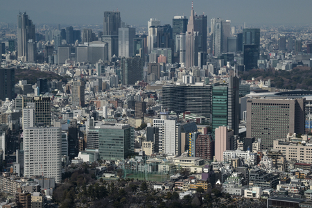 東京都心の街並み(資料写真、AFP時事)
