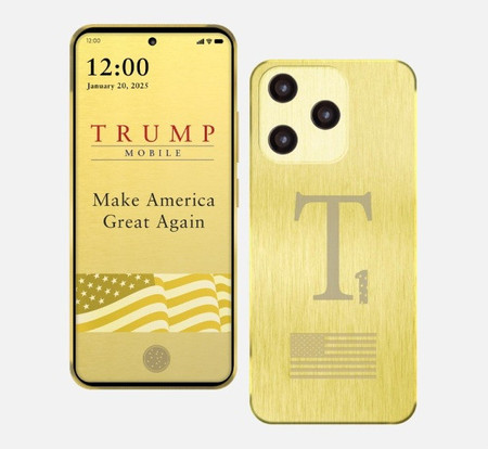 トランプ・オーガニゼーションが開始した携帯電話事業「トランプ・モバイル」の独自端末(ウェブサイトより)