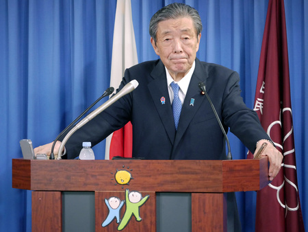 自民党の森山裕幹事長=11日、同党本部