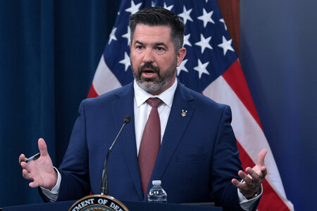 米国防総省のパーネル報道官=3月17日、ワシントン近郊(AFP時事)