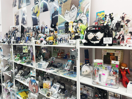 ソウルの弘大地区で、日本のアニメ関連商品を販売する小物店=13日