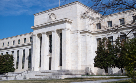 米連邦準備制度理事会(FRB)のビル=ワシントン(AFP時事)