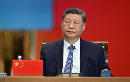 中国の習近平国家主席=6月17日、アスタナ(カザフスタン大統領府提供)(EPA時事)