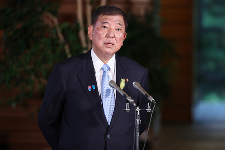 石破茂首相=2日、首相官邸