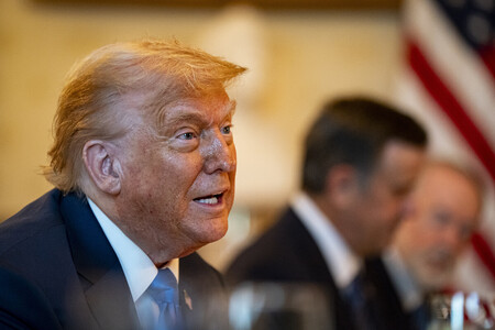 トランプ米大統領=7日、ワシントン(EPA時事)
