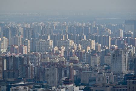 中国・北京の街並み(資料写真、AFP時事)
