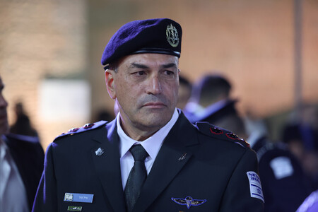 イスラエル軍制服組トップのザミール参謀総長=4月23日、エルサレム(EPA時事)