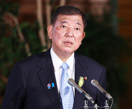 石破茂首相＝２日、首相官邸