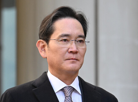 サムスン電子の李在鎔会長＝２月３日、ソウル（ＡＦＰ時事）