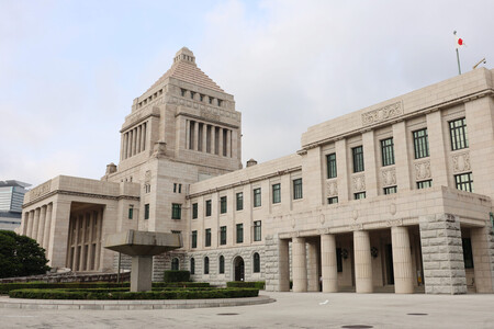 国会議事堂=3日、東京都千代田区