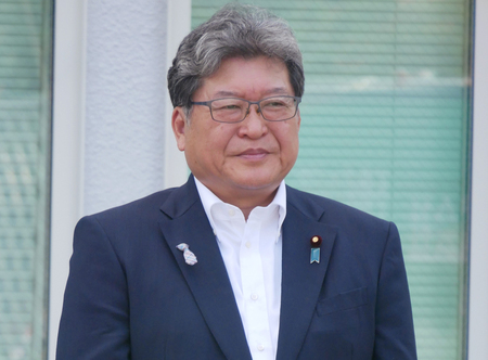 自民党の萩生田光一元政調会長＝６月１７日、東京都八王子市