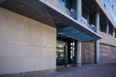 国際通貨基金(IMF)本部=米ワシントン(AFP時事)