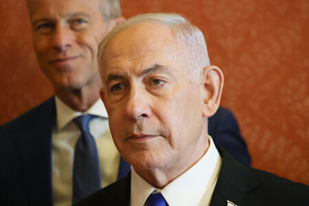 イスラエルのネタニヤフ首相＝７月９日、ワシントン（ＡＦＰ時事）