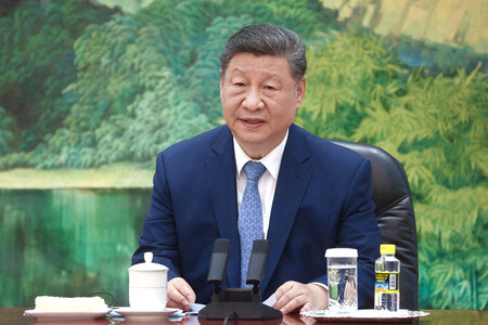 中国の習近平国家主席＝７月１５日、北京（ロシア外務省提供）（ＡＦＰ時事）