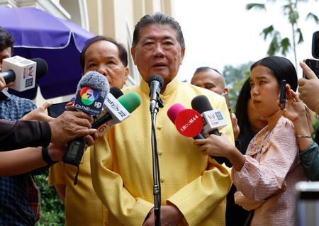 タイのプームタム首相代行＝７月２９日、バンコク（ＥＰＡ時事）