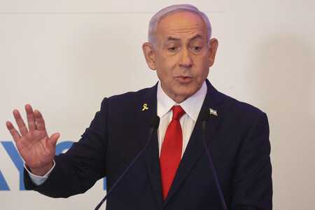 イスラエルのネタニヤフ首相＝７月２７日、エルサレム（ＡＦＰ時事）