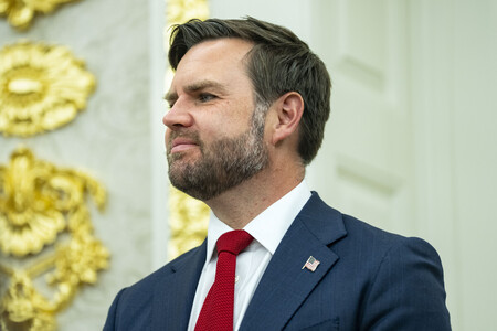 バンス米副大統領＝６日、ワシントン（ＥＰＡ時事）