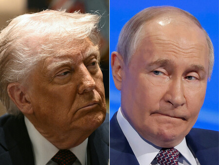 トランプ米大統領（左）とロシアのプーチン大統領（ＡＦＰ時事）